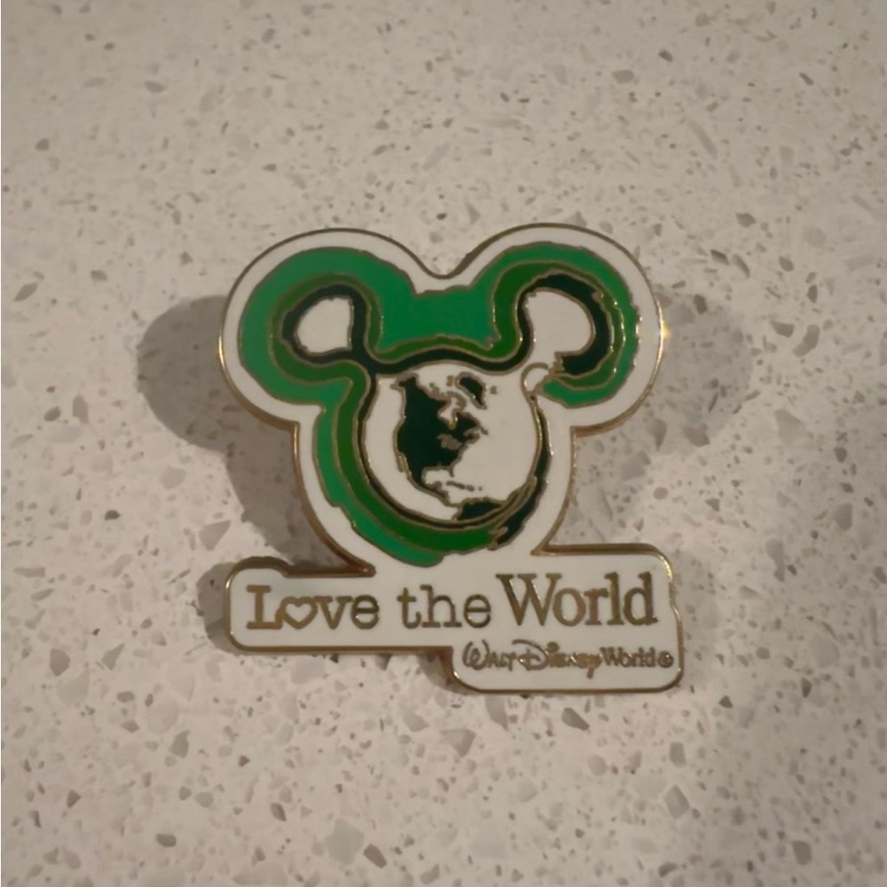 Love the World Disney pin